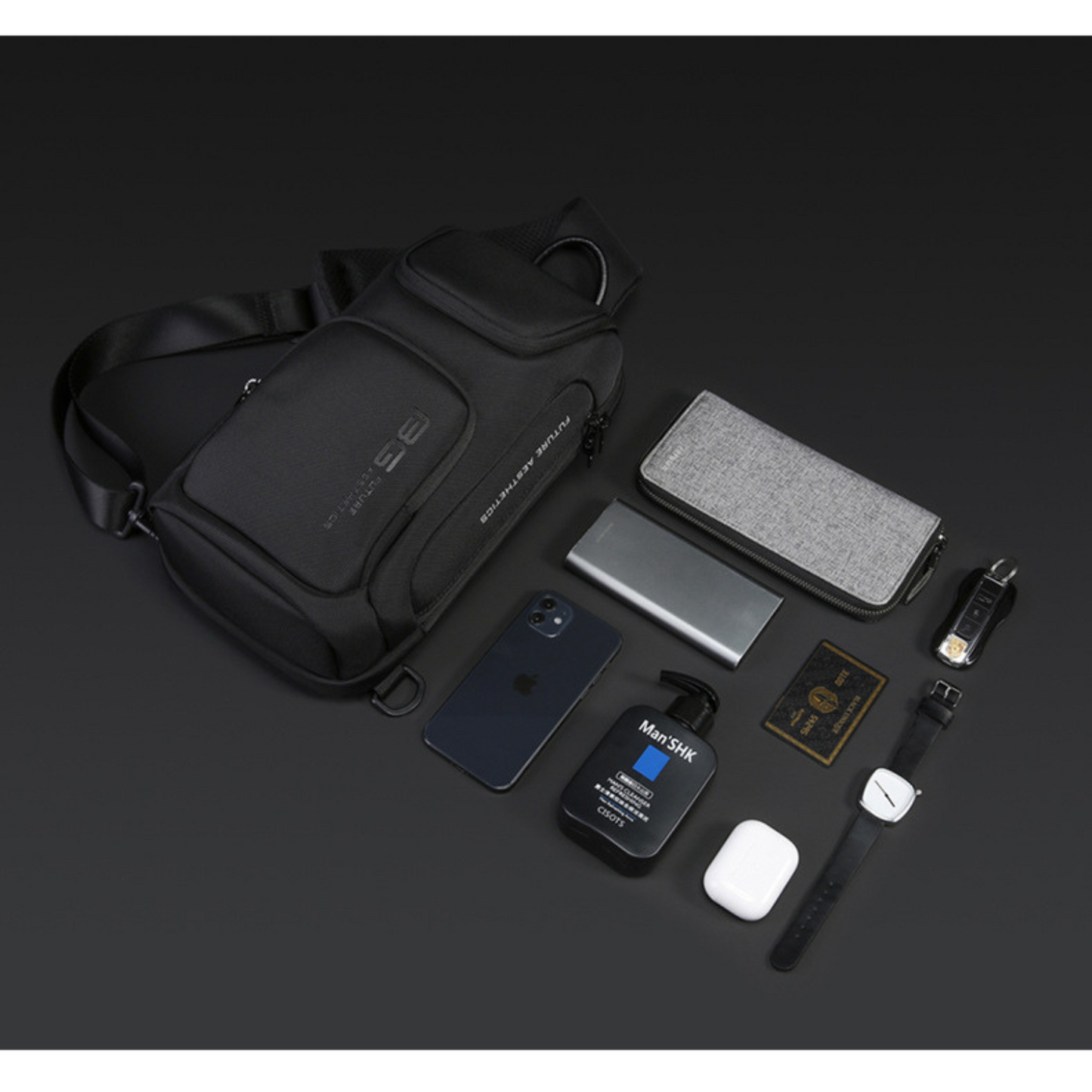 The Bange 4.0 Multifunctional Anti-Theft Crossbody Bag