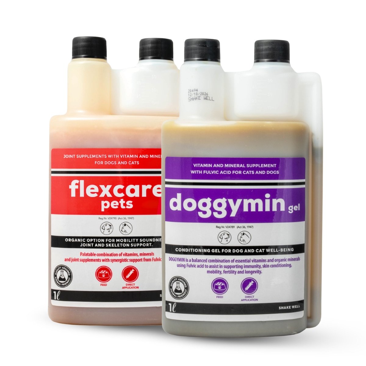Flexcare & Doggymin (Joint & Skin Support For Dogs)