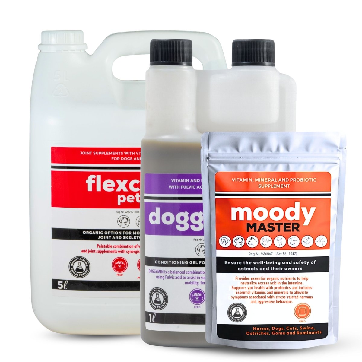 Flexcare, Doggymin & Moody Master (Ultimate Wellness for Dogs & Cats)