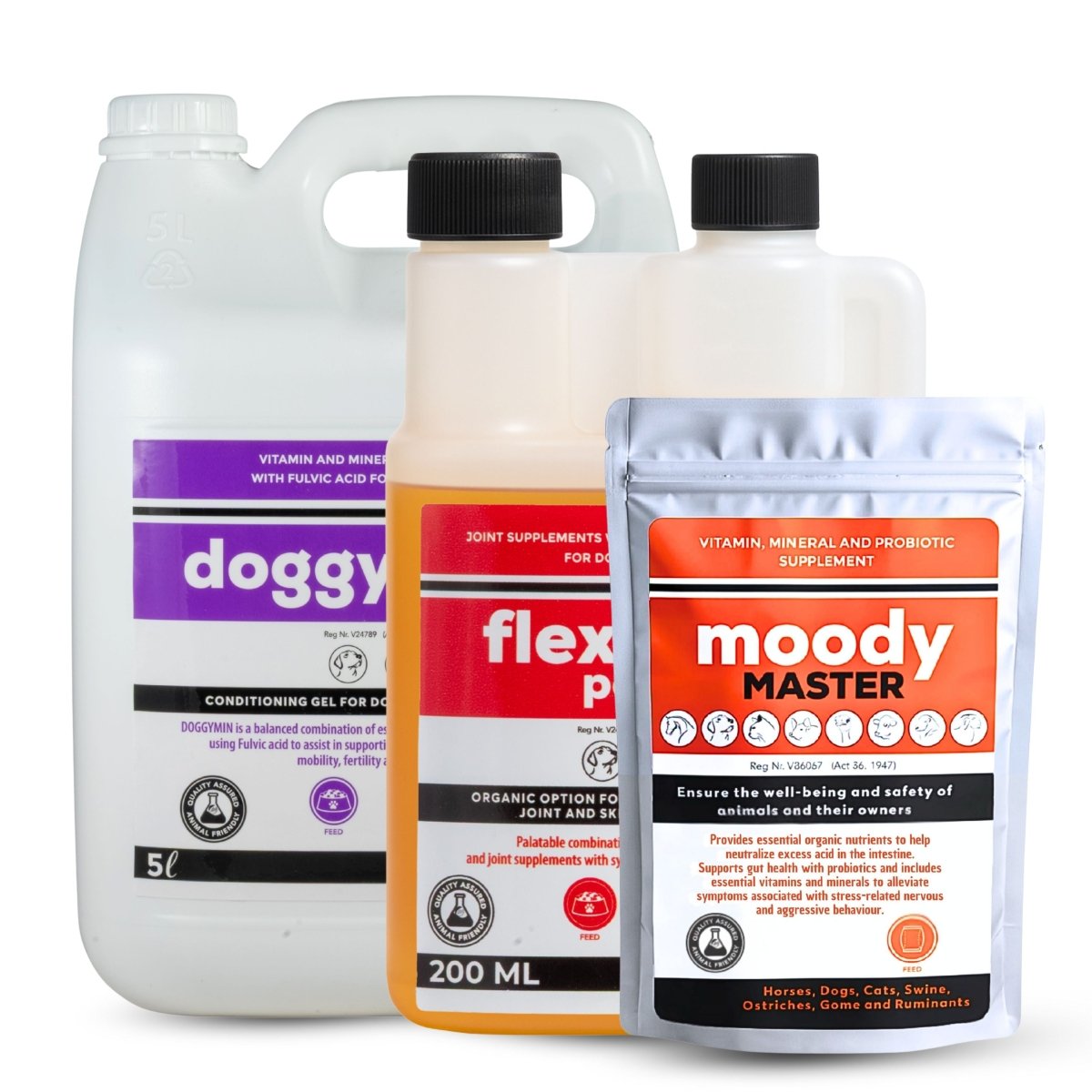 Flexcare, Doggymin & Moody Master (Ultimate Wellness for Dogs & Cats)