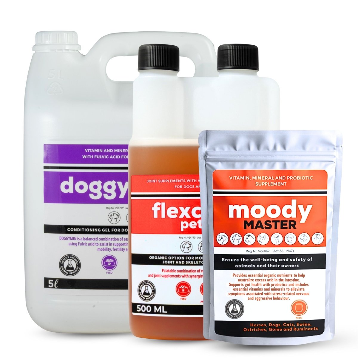 Flexcare, Doggymin & Moody Master (Ultimate Wellness for Dogs & Cats)