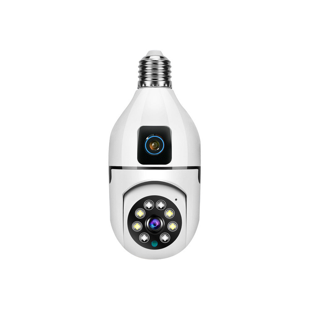 Singel & Dual Lens 360 Rotating Wifi IP Camera Security Lamp HD Color Night Vision PIR Alarm 2 Way Audio Solar Camera