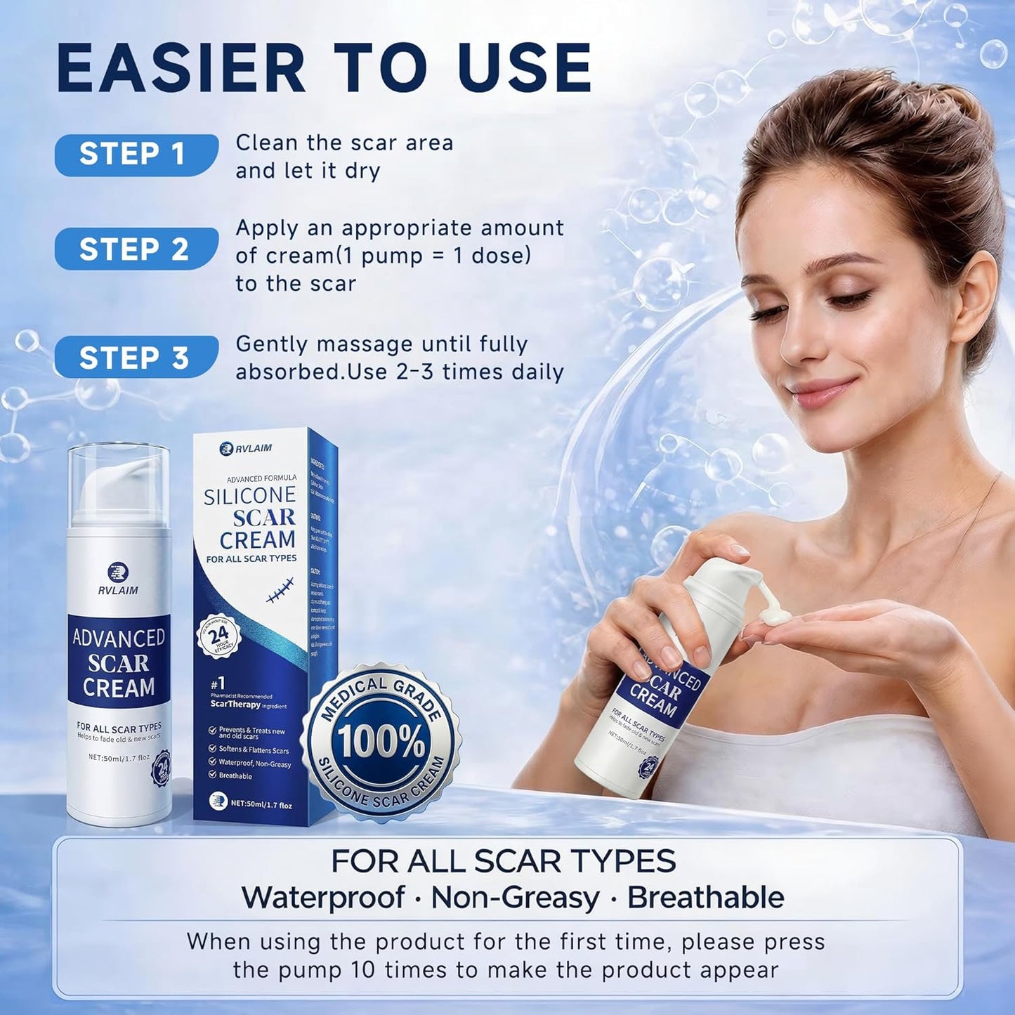 Silicone Scar Cream Scar Gel