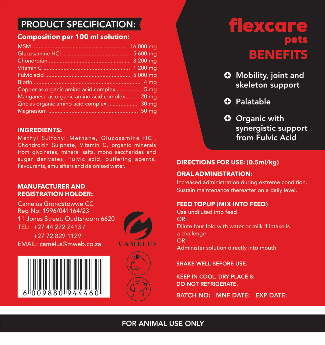 Flexcare & Doggymin (Joint & Skin Support For Dogs)